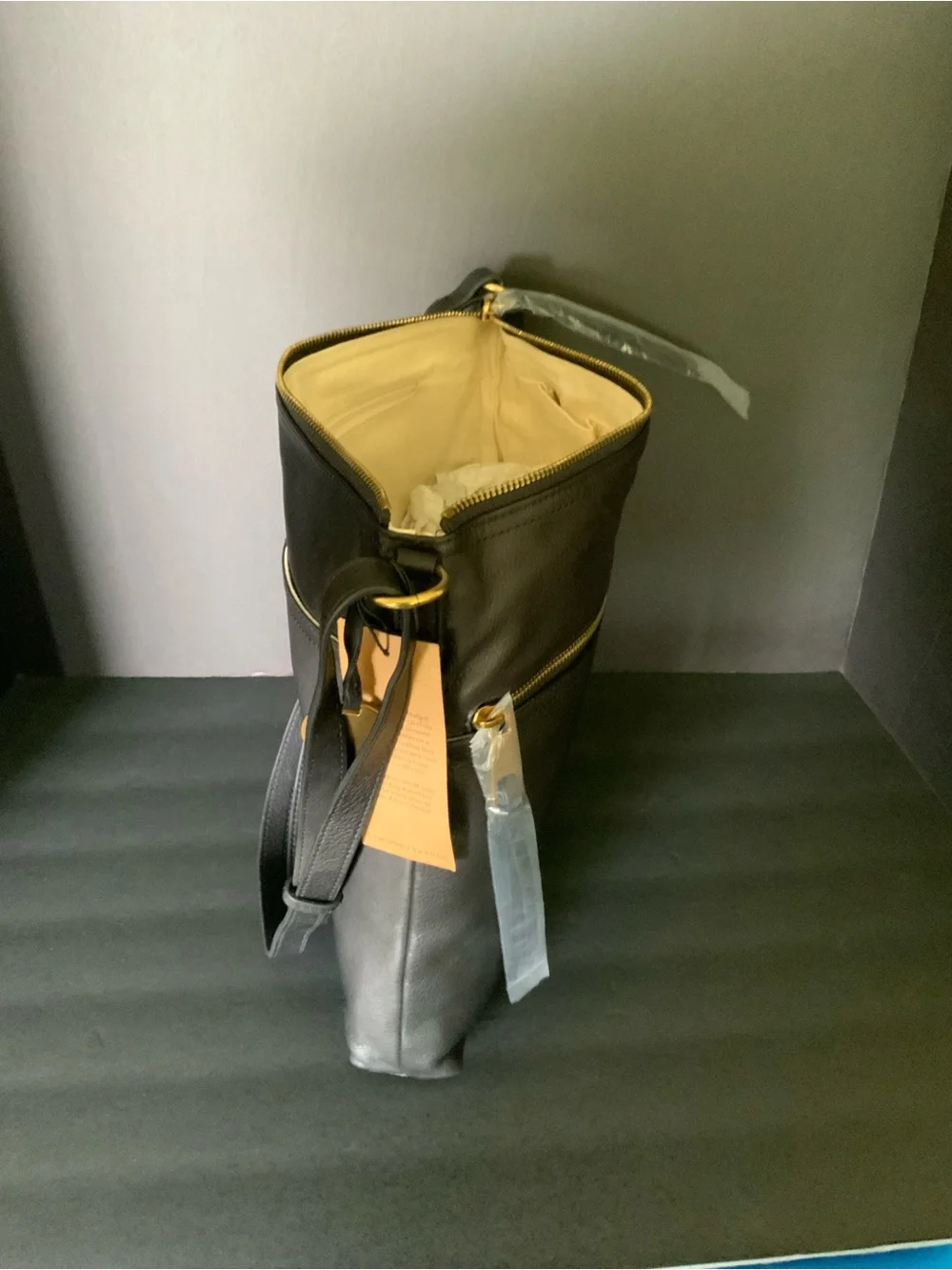 Black Leather Purse